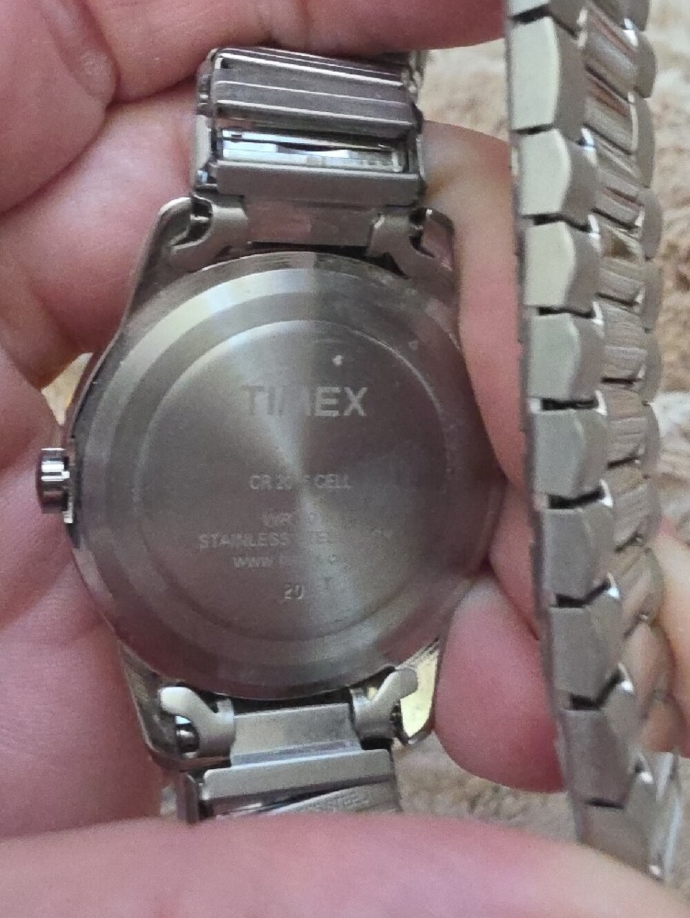 Timex Silver Stainless Steel Watch with Blue Dial - Picture 3 of 6